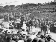 Emily Davison Funeral leaving Morpeth Station